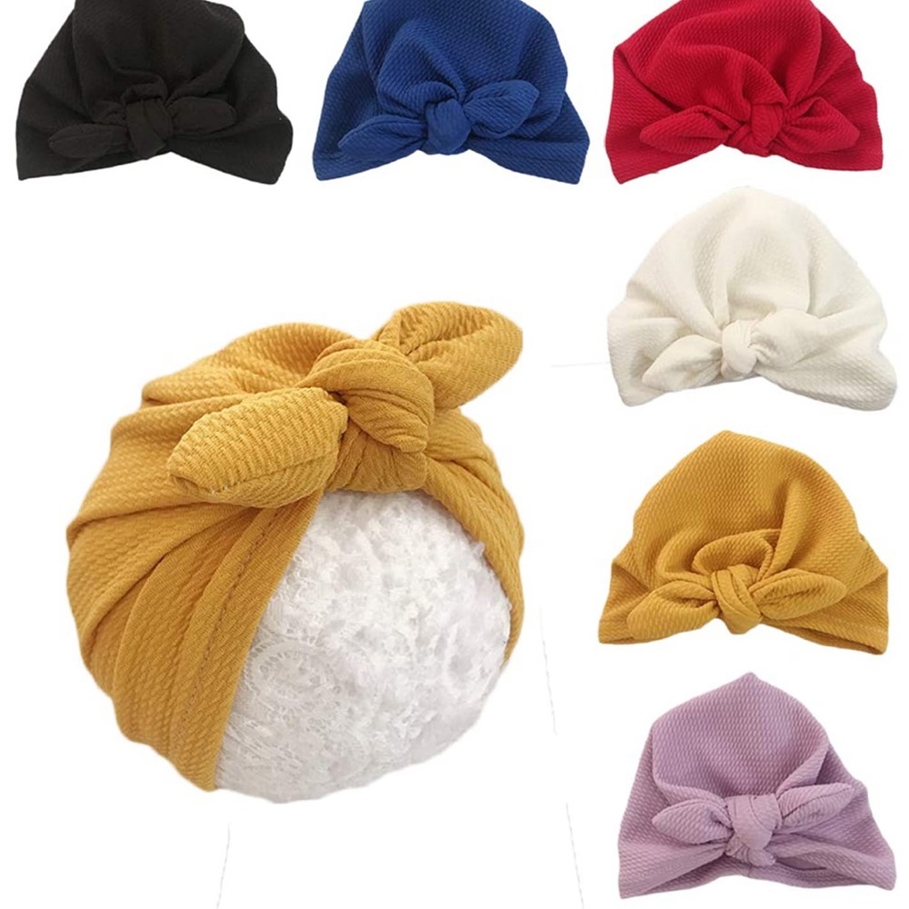 Baby Girl Cotton Cloth Turban Knot
